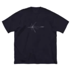 VoyagerのVoyagerロゴ（白） ビッグシルエットTシャツ