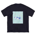 ぷりんのくじら ビッグシルエットTシャツ