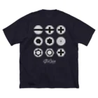 Star CloverのBOLT-ビックシルエットTシャツ （ホワイトロゴ） Big T-Shirt