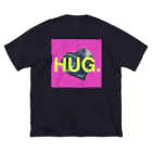 lily and smile ☺︎のHUG.② Big T-Shirt