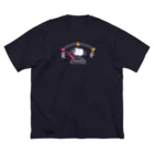 イラスト MONYAAT のCT141 Hungry gauge ビッグシルエットTシャツ