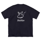 うさくら屋のおよぐうさくら (W) ビッグシルエットTシャツ