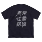 stereovisionの異常性愛路線 ビッグシルエットTシャツ