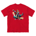 HIPHOPぬこ様のDanser.LEO(ダンサー・れお) ビッグシルエットTシャツ