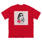 RedbabyのRedBaby back ビッグシルエットTシャツ