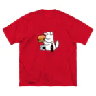 OFF™のOFF™010_Bruno ビッグシルエットTシャツ（レッド） ビッグシルエットTシャツ