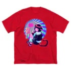 suzuriを浮遊する地下室のSUPER NYAN-NYAN Big T-Shirt