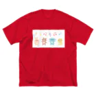 アッズーリ・タケの仲良し動物 ビッグシルエットTシャツ