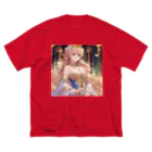 nobuo.comの宮女 ビッグシルエットTシャツ