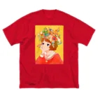 COROLFUL TOYBOXのMokuMoku-レトロルーム- ビッグシルエットTシャツ