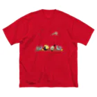 nachau7のカタツムリの道草2 ビッグシルエットTシャツ