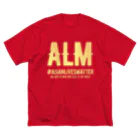 SANKAKU DESIGN STOREのAsian Lives Matter。 黄 ビッグシルエットTシャツ