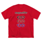 NIKORASU GOのメガネっ子 ビッグシルエットTシャツ