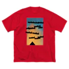 nanaqsaのmegacity ビッグシルエットTシャツ