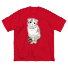 いちかわみゆきの猫のニノ ビッグシルエットTシャツ