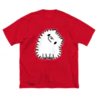 ポメちゃん！！！のこくびをかしげるポメちゃん ビッグシルエットTシャツ