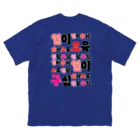 LalaHangeulのハングルの数字 漢数字バージョン バックプリント Big T-Shirt