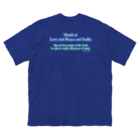 Mona♡ChirolのWorld of Love＆Peace＆SmileーBlue Vol.②ー ビッグシルエットTシャツ