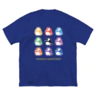 MARKET 310 / SUZURI支店のPRNGUIN BROTHERS（Color Tshirt） Big T-Shirt