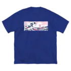 ねこぱんつのほくさい風ねこぱんつ ビッグシルエットTシャツ