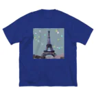 PAW WOW MEOWのParis★Night Big T-Shirt