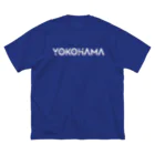 KEN's☆BASEBALL FAN SHOPのYOKOHAMA ブルー/ピンク/ホワイト ビッグシルエットTシャツ