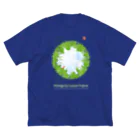 Gutchee ProjectsのGreen message_tsc01 ビッグシルエットTシャツ