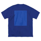 ma-bu×universal design のblue×blue ビッグシルエットTシャツ