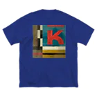 レターオールソーツのVsKN - K ビッグシルエットTシャツ