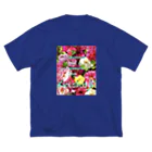 keishojiのぼたん Ⅰ〜Japanese four seasons from Keishoji〜 ビッグシルエットTシャツ