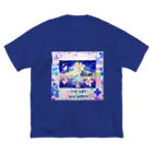 十二夜の書架のピアノと横浜の海・紫陽花の花びら（正方形） Big T-Shirt