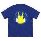 LalaHangeulのコンゴウフグ　日本語サークル ビッグシルエットTシャツ