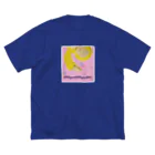 ココナッツ・KのGURUGURUモンキー・ピンク Big T-Shirt