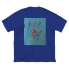 1990 shopのTurquoise ビッグシルエットTシャツ