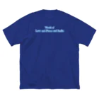 Mona♡ChirolのWorld of Love＆Peace＆SmileーBlue Vol.②ー ビッグシルエットTシャツ