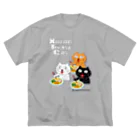 ネコ兄弟のネコ兄弟 tXTC_46 ビッグシルエットTシャツ