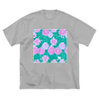 Kinpiragobohのお花と緑 Big T-Shirt