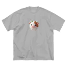 終わらない夢🌈の可愛い💕まんまる◯シリーズ✨　牛🐮 ビッグシルエットTシャツ