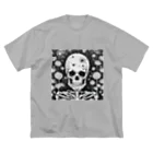 かるるんショップの骸骨紳士シリーズ　微笑 Big T-Shirt