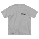Creative store Mのsurreal_05(BK) ビッグシルエットTシャツ