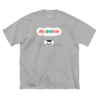 チマホマ社のnyanne  ビッグシルエットTシャツ