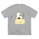 Gallery_nyakoのねこinトイレ ビッグシルエットTシャツ