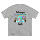 PALA's SHOP　cool、シュール、古風、和風、のVolkswagen Beetle ビッグシルエットTシャツ