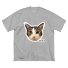 猫カフェ ぶぅたんグッズショップの絵文字モナくん ビッグシルエットTシャツ