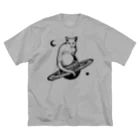 金星灯百貨店のスペースキャット　黒線 Big T-Shirt