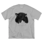 スナック半ばをすぎての睨みネコ, Big T-Shirt