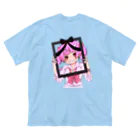 解体ちゃんの遺影ちゃん ビッグシルエットTシャツ