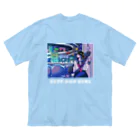 ぷんつくりーの❁⃘裏表プリント❁⃘昭和アニメ風Illust👾 Big T-Shirt