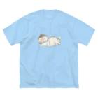 猫神神社の仏ニャン ビッグシルエットTシャツ