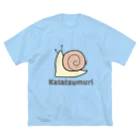 MrKShirtsのKatatsumuri (カタツムリ) 色デザイン ビッグシルエットTシャツ